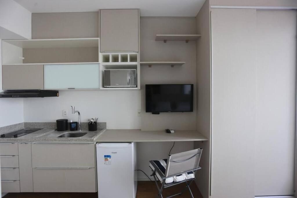 Flat Completo C Cooktop E Prox A 25 De Marco Apartment Sao Paulo